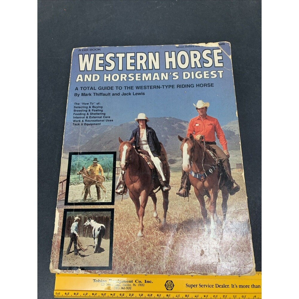 Vintage Rare Western Horse and Horseman’s Digest Mark Thiffault Jack Lewis 1975